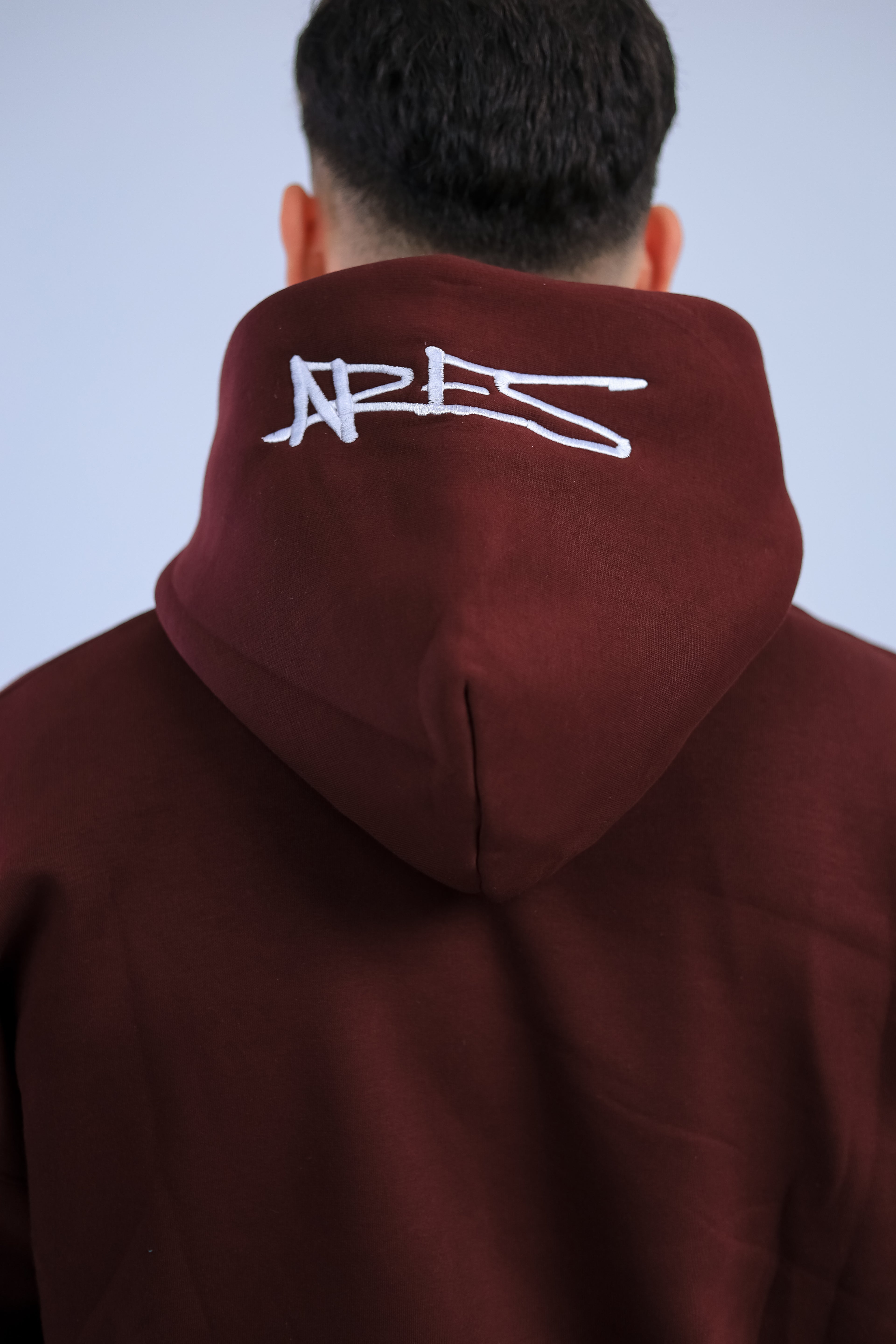 Burgundy hoodie