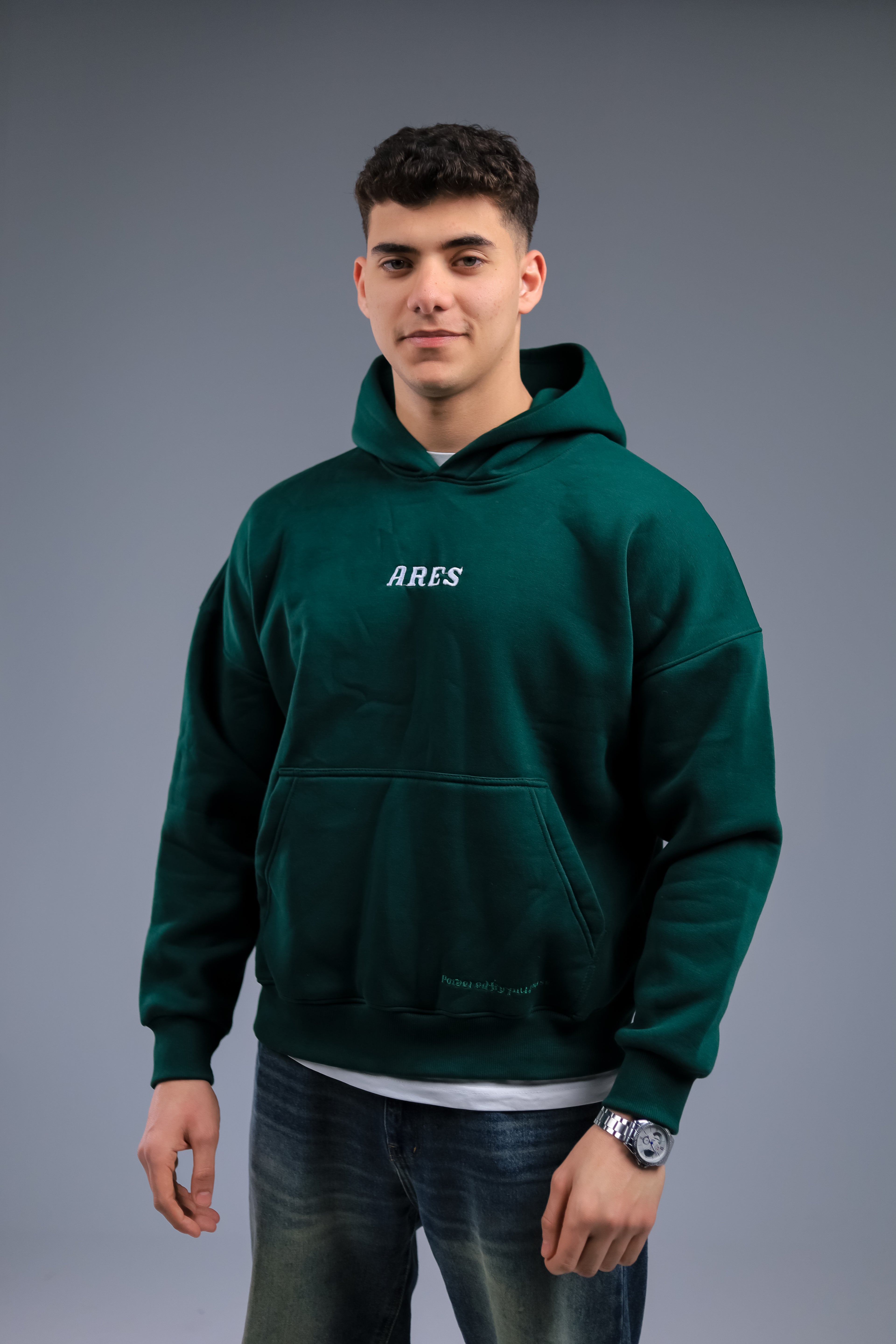 Dark green hoodie