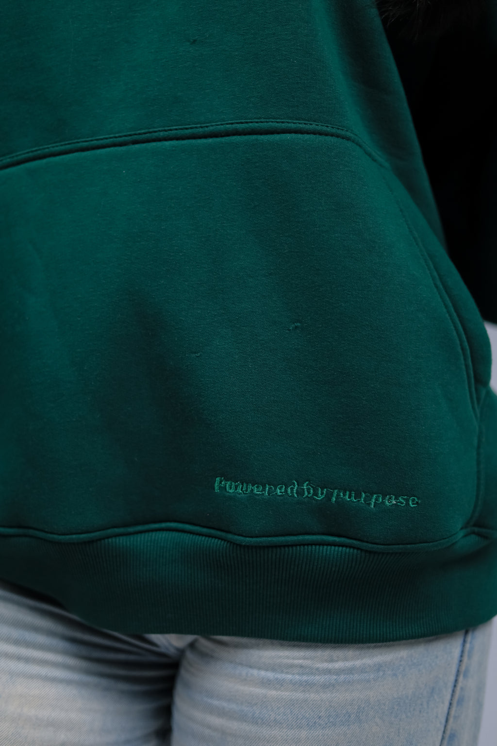 Dark green hoodie