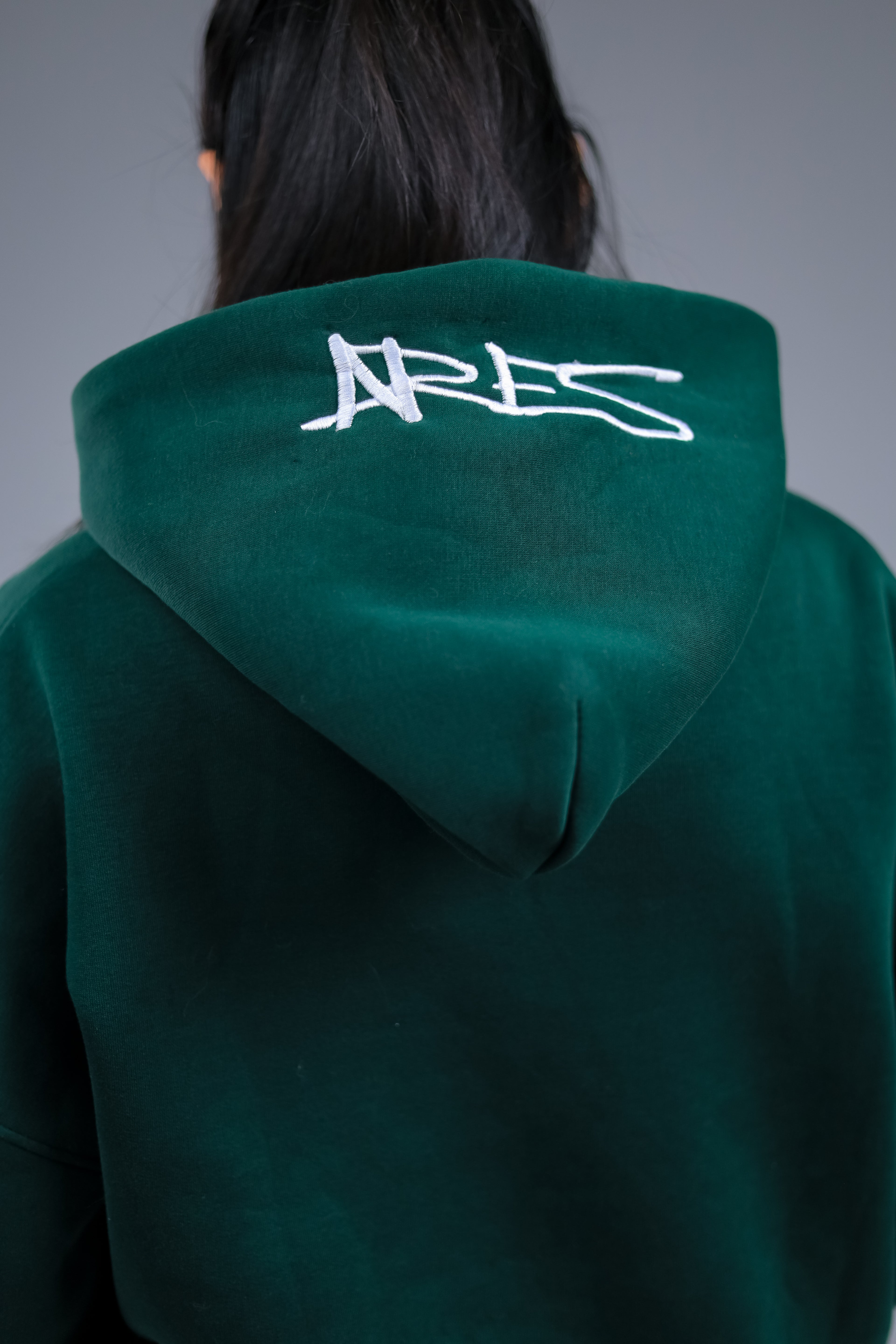 Dark green hoodie