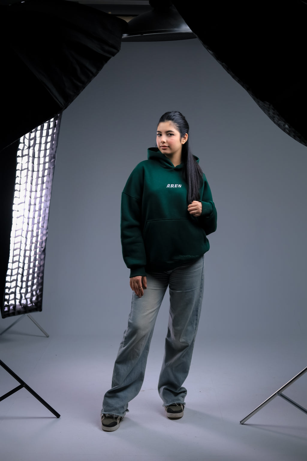 Dark green hoodie