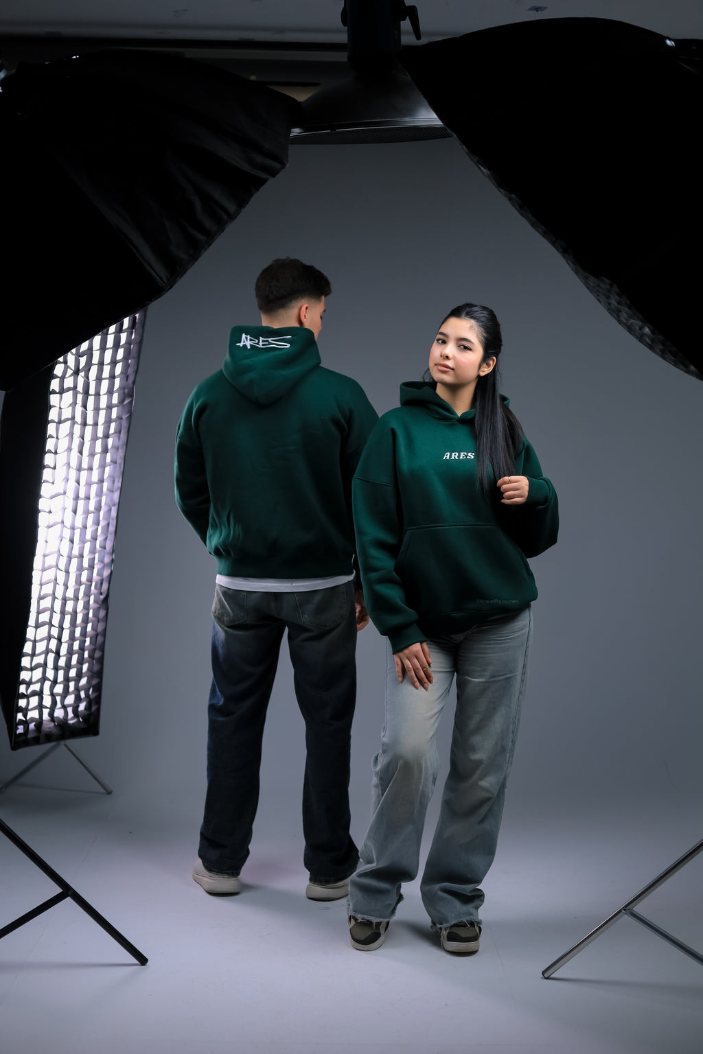 Dark green hoodie